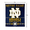 thumbnail image 7 of Logo Brands Notre Dame Fighting Irish 60"x70" Super Plush Blanket, 7 of 7
