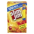 thumbnail image 1 of Slim Jim Snack-Sized Smoked Meat Stick, Mild Flavor, .28 oz., 120 pk., 1 of 9