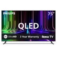 thumbnail image 1 of Philips 75" Class 7000 Series 4k QLED UltraHD Roku Smart TV - 75PQL7636/F7, 1 of 18