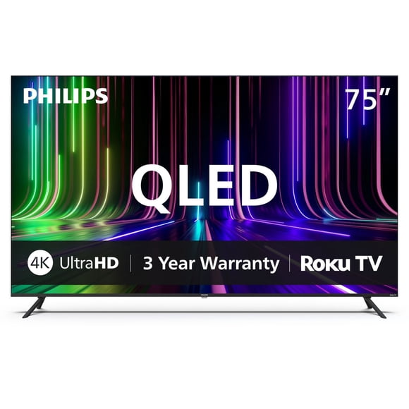 Philips 75" Class 7000 Series 4k QLED UltraHD Roku Smart TV - 75PQL7636/F7