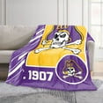 thumbnail image 2 of Logo Brands East Carolina Pirates 60"x70" Super Plush Blanket, 2 of 6