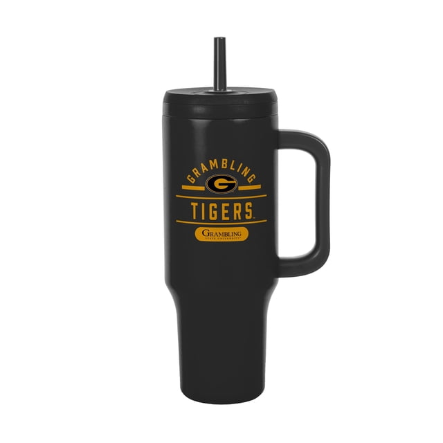 Logo Brands Grambling State Tigers Stainless Steel Leakproof Tumbler