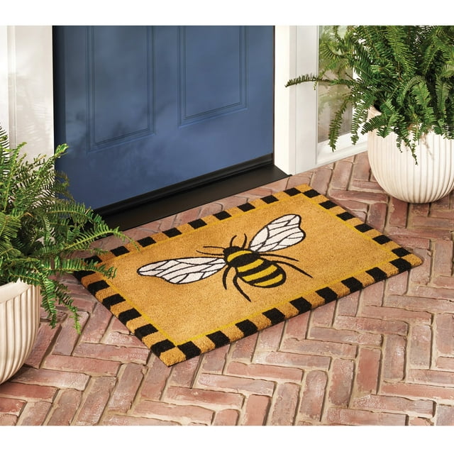 Member's Mark Bee Coir Doormat, 23" x 35"