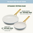 thumbnail image 3 of GreenPan Reserve Pro Ceramic Nonstick Fry Pan Set, 10" & 12", 3 of 9