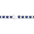 thumbnail image 3 of Cushion Cut Gemstone Bracelet in Sterling Silver, 3 of 5