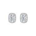 thumbnail image 2 of Lab Created 2.00 CT. T.W. Fancy Cut Diamond Stud Earrings in 18K Gold, 2 of 4