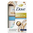 thumbnail image 1 of Dove Macadamia+Rice Milk and Brown Sugar+Coco Body Scrub Mixed Pack, 15 oz., 2 pk., 1 of 13
