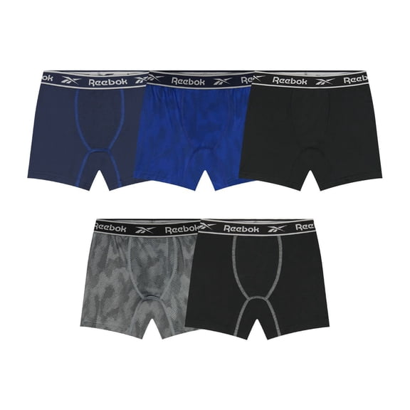 Reebok Boys 5-Pack Performance Boxer Brief