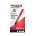 thumbnail image 2 of Pilot Precise V5 Roller Ball Precision Point Stick Pens, Extra-Fine, Red, 12 ct., 2 of 5
