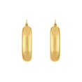 thumbnail image 2 of High-Polish Hoop Earrings in 18K Gold, 2 of 6