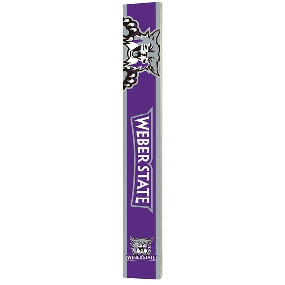 Logo Brands Weber State Wildcats 5ft. Porch Greeter Sign