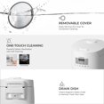 thumbnail image 8 of Cuckoo 6 cup Ceramic Pot Micom Rice Cooker & Warmer  with Steam Plate and all-new Steam Function. Multi-Functional Kitchen Staple. 12 Cups Cooked., 8 of 10