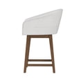 thumbnail image 15 of HH2 Home Upholstered Barrel Back Wood Adjustable Height Swivel Bar Stool, 15 of 19