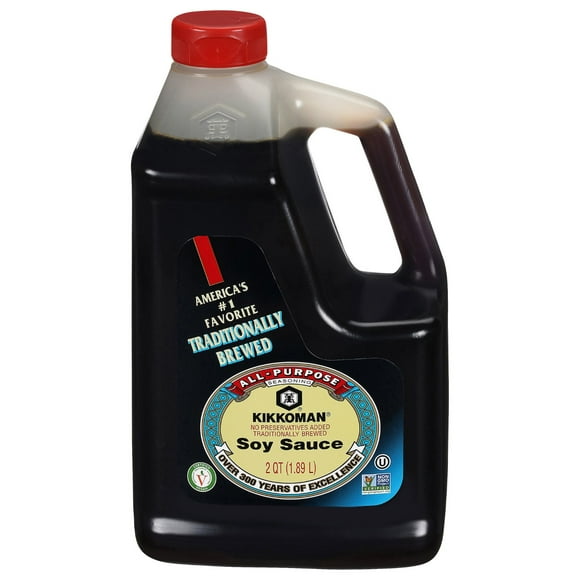 Kikkoman Traditionally Brewed Soy Sauce, 64 oz.