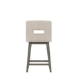 thumbnail image 15 of HH2 Home Upholstered Key Back Wood Adjustable Height Swivel Bar Stool, 15 of 20