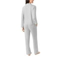 thumbnail image 3 of DreamMark Women's 2-Piece Notch Collar Pajama Set, 3 of 8