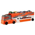 thumbnail image 3 of Hot Wheels Mega Hauler Truck Playset with 20 Die-Cast Cars and Storage, 3 of 6