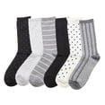thumbnail image 2 of Cuddl Duds Women's 6-Pack So Soft Sock, 2 of 4
