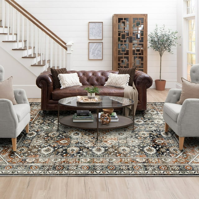 Mohawk Home Woven Sedona Area Rug Collection, Assorted Colors and Sizes