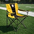 thumbnail image 2 of Logo Brands Pittsburgh Steelers Sideline XL Chair, 2 of 6