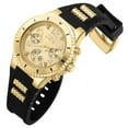 thumbnail image 2 of Invicta BLU Ladies Quartz 39mm Black Silicone and Gold Stainless Steel, Gold Dial Watch, 2 of 5