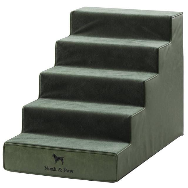 NOAH & PAW 3-5 Step Dog Stairs, Designed for Small-Medium Breeds