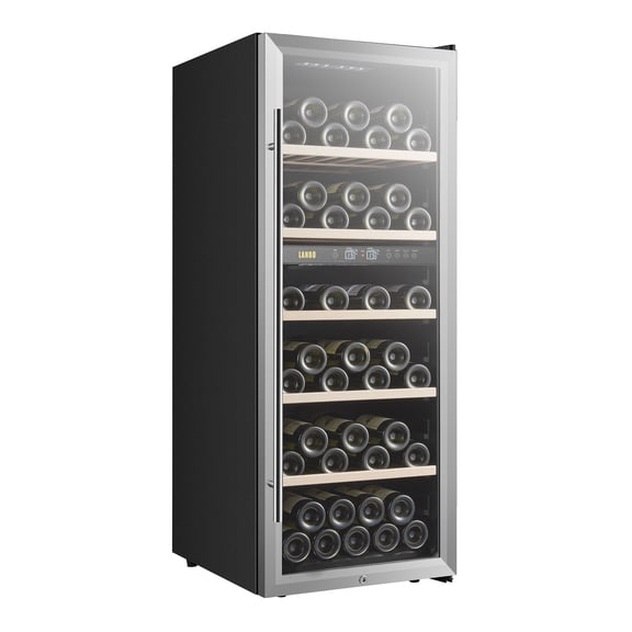 Lanbo 20 Inch 69 Bottle Freestanding Single Zone Wine Cooler