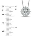 thumbnail image 5 of 1.60 CT. T.W. Round Cut Halo Diamond Pendant Necklace in 18K Gold, 5 of 5