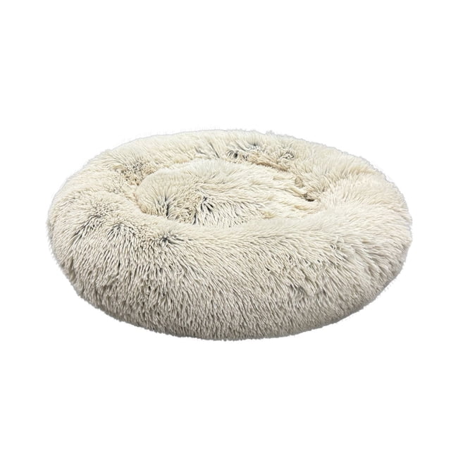 Serta Faux Fur Donut Bed, Medium, Choose Color