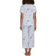 thumbnail image 3 of LOFT Notch Ladies Collar Capri Sleep Set, 3 of 5