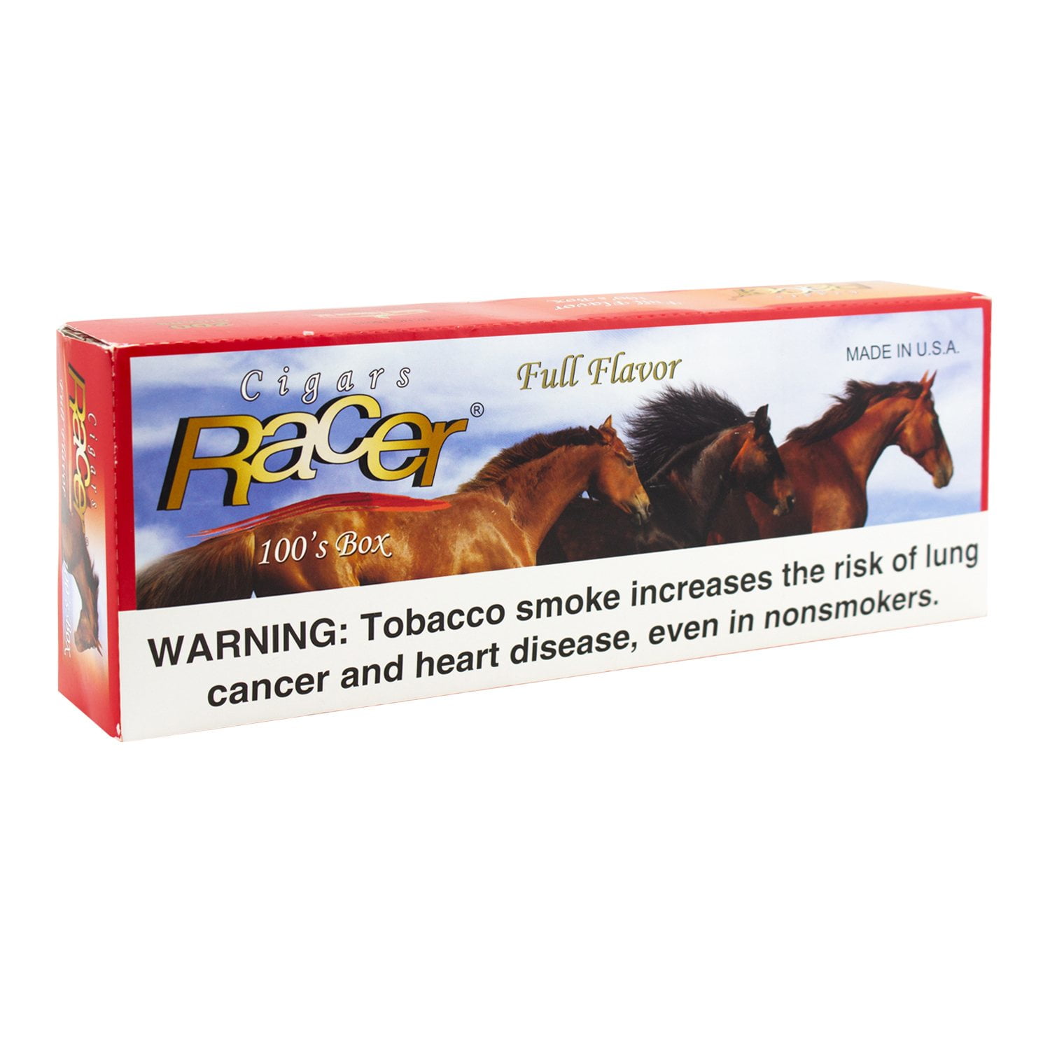 Racer Full Flavor Little Cigars 100s Box 20 ct., 10 pk