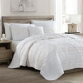 thumbnail image 1 of Brielle Home Cross Stitch Quilt Set, Assorted Sizes and Colors, 1 of 3