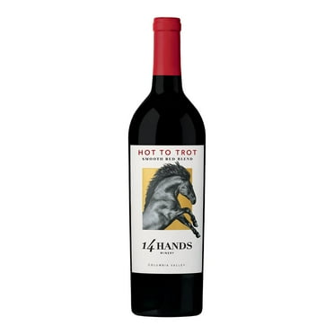14 Hands Hot to Trot Red Blend Wine, 750 ml