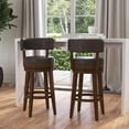 thumbnail image 7 of HH2 Home Lawton Wood Counter Height or Bar Height Swivel Stool, 7 of 13