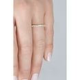 thumbnail image 5 of Round Cut Semi Eternity Diamond Band in 14K Gold, 5 of 6