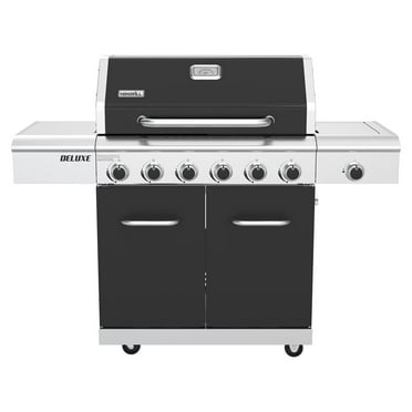 Nexgrill 6-Burner Dual Fuel Gas Grill with Sear Burner