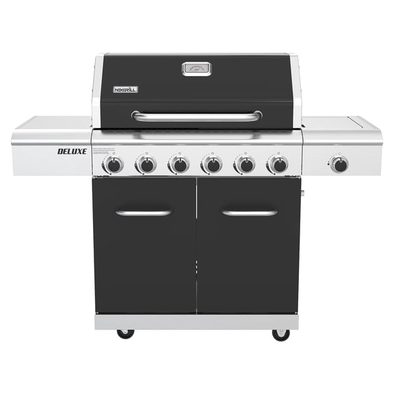 Nexgrill 6-Burner Dual Fuel Gas Grill with Sear Burner