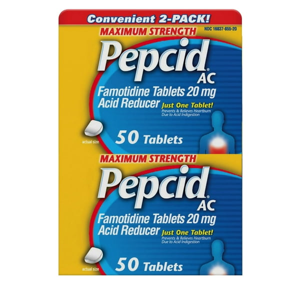 Pepcid AC Maximum Strength Tablets, 100 ct.
