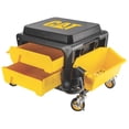 thumbnail image 2 of Cat® Rolling Utility Seat With Cup Holder, 2 of 14