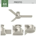 thumbnail image 4 of Hunter 44" & 52" inch Presto Low Profile Ceiling Fan and Wall Control, Assorted Colors, 4 of 16