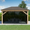 thumbnail image 3 of Yardistry Meridian Gazebo Mesh Kit, Choose Size, 3 of 8