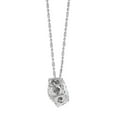 thumbnail image 6 of 0.50 CT. T.W. Round Halo Diamond Pendant in 14K Gold, 6 of 9