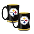 thumbnail image 1 of Logo Brands Pittsburgh Steelers 14oz Relief Mug Set, 1 of 5