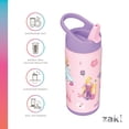 thumbnail image 6 of Zak Designs 14oz Double Wall Stainless Steel Siply Clutch Water Bottle, 2-Pack, 6 of 8
