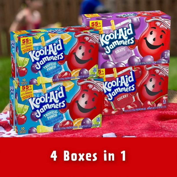 Kool-Aid Jammers Juice Pouches Variety Pack 6 fl. oz., 40 pk