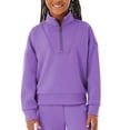 thumbnail image 1 of Member's Mark Girls Double Knit Sandwash Quarter Zip, 1 of 6
