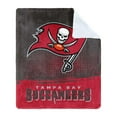 thumbnail image 3 of Logo Brands NFL Sherpa Throw Blanket, 60" x 70", Choose Team, 3 of 3