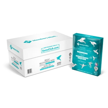 Member's Mark Multipurpose Copy Paper, 8.5 x 11”, 92 Bright, 20 lbs., 10 Reams (5,000 sheets)