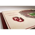 thumbnail image 4 of YouTheFan Oklahoma Sooners 17"x13" 3D 5 Layer Stadium View Wall Art, 4 of 5