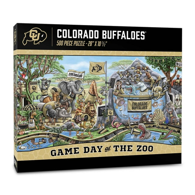 YouTheFan NCAA Game Day At The Zoo 500pc Puzzle, Assorted Teams